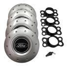 Calotas Miollo Ford Courier Aro 14 2002/2012 Amarok Prata