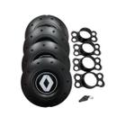 Calotas Miollo Renault Clio Aro 14 1999/2016 Amarok Preto