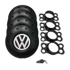 Calotas Miollo Vw Gol Quadrado Aro 13 1980/1994 Amarok Preto