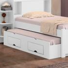 Cama Auxiliar 2 Gavetas Premium Branco