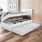 Cama baú com cama auxiliar Larissa Framar Branco