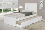 Cama Bibox Solteiro Barcelona - Branco - Tebarrot