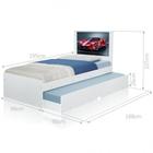 Cama Bibox Solteiro Carro Sport Vermelho Colchões