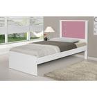 Cama Bibox Tebarrot Barcelona Branco/Rosa Branco/Lilás