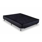 Cama Box Base Casal Americana Courano Nero Black (138x188x23) - Ortobom