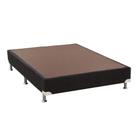 Cama Box Base Casal Americana Suede Nero Black (138x188x23) - Ortobom