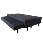 Cama Box Base Casal Com Auxiliar Semi Ortopedica Poliester