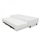 Cama Box Base Com Auxiliar Semi Ortopedica Solteiro Poliester (0.88X1.88)