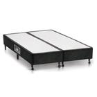 Cama Box Base Queen Lux Chenille Black (158x198x23) - Castor