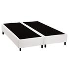 Cama Box Base Queen Universal Courano White (158x198x20) - Costa Rica