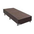 Cama Box Base Solteiro Americana Courano Brown (78x188x23) - Ortobom