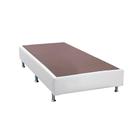 Cama Box Base Solteiro Americana Courano White (88x188x23) - Ortobom