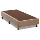 Cama Box Base Solteiro Americana Suede Clean (88x188x23) - Ortobom