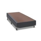 Cama Box Base Solteiro Universal Courano Gray (78x188x20) - Ortobom