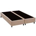 Cama Box Base Universal CRC Camurça Clean Queen 158x198