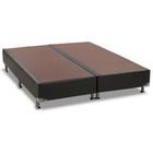 Cama Box Base Universal Queen Courano Nero Black (158x198x20) - Ortobom