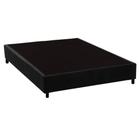 Cama Box Base Viúva Universal Suede Black (128x188x20) - Costa Rica