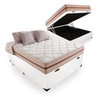 Cama Box Baú Casal + Colchão de Molas Ensacadas - Anjos - Classic 138cm