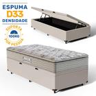 Cama Box Baú com Colchão de Espuma D33 Probel Guarda-Costas ProEvidence Plus Solteiro 88cm