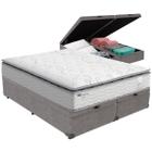 Cama Box Baú e Colchão Amsterdã Molas Ensacadas Queen Probel