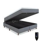 Cama Box Baú e Colchão Magnetic King Massageador - Basic