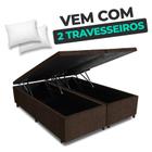 Cama Box Baú King Base 193x203x52cm Varias Cores - Nova Box