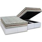 Cama Box Baú Queen: Colchão Molas Ensacadas Anjos MasterPocket Classic + Base CRC Courano White(158x198)