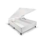 Cama Box Baú Queen Courano White New (158x198x30) - Castor