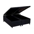 Cama Box Baú Queen Universal Courano Black (158x198x35) - Costa Rica