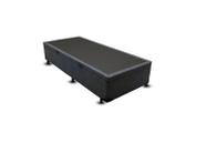 Cama Box Baú Solteirao King Linhão Preto com 203x96x44cm