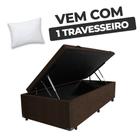 Cama Box Baú Solteiro 88x188x41cm Varias Cores - Nova box