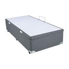 Cama Box bau Solteiro Suede (0.78X1.88)