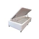 Cama Box Baú Universal Solteiro Courano White New (78x188x35) - Castor