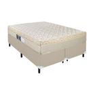 Cama Box Bipartido Casal + Colchão Portobel De Mola Arezzo Gold Light