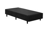 Cama Box Blindada Viuvo 100x200x36 material sintético Preto