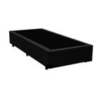 Cama Box Blindado Solteirão NK Camas Sintético Preto 40x96x203