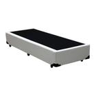 Cama Box Blindado Solteiro AColchoes Sintético Branco 40x78x188