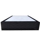 Cama Box Blindado Viúva AColchoes Poliéster Preto 40x128x188