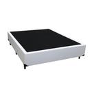 Cama Box Blindado Viúva HomeQueen Sintético Branco 40x128x188