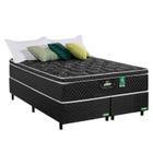 Cama Box Casal 158x198x71cm Pérola Negra Gazin Colchões Megasul