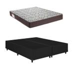 Cama Box Casal Bipartido Blindado Iso 150 Espuma D45 138x188 Preto - Ortobom