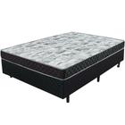 Cama Box Casal Colchão Com Espuma D28 BF Colchões 138x188x48cm