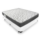 Cama Box Casal + Colchão De Espuma D33 - Ortobom - ISO 100 138cm Branco