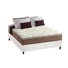 Cama Box Casal: Colchão Espuma Anjos D28/ AG65 Star + Base CRC Courano White(138x188)