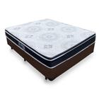 Cama Box Casal + Colchão Espuma D33 Anjos Orthosono One 138