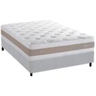 Cama Box Casal com Colchão Herval C1666 Molas Ensacadas 138x188x75cm MS