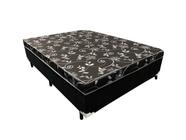 Cama Box Casal Conjugado Ortopédico Sleep Black 138x188x53