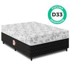 Cama Box Casal Molas Ensacadas Espuma D33 Ultra Confort 138x188x50cm Vstore