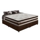 Cama Box Casal Queen 1,58m Colchão Molas Pocket 30cm Love Story 158x198x68cm