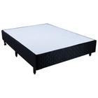 Cama Box Casal Simples Mega Colchões Black - 138x188